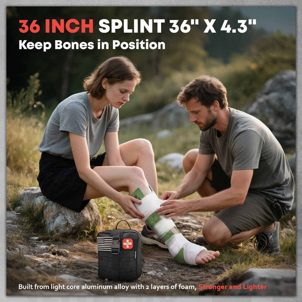 Trauma First Aid Kit - IFAK Trauma Kit,  CT20502-Black