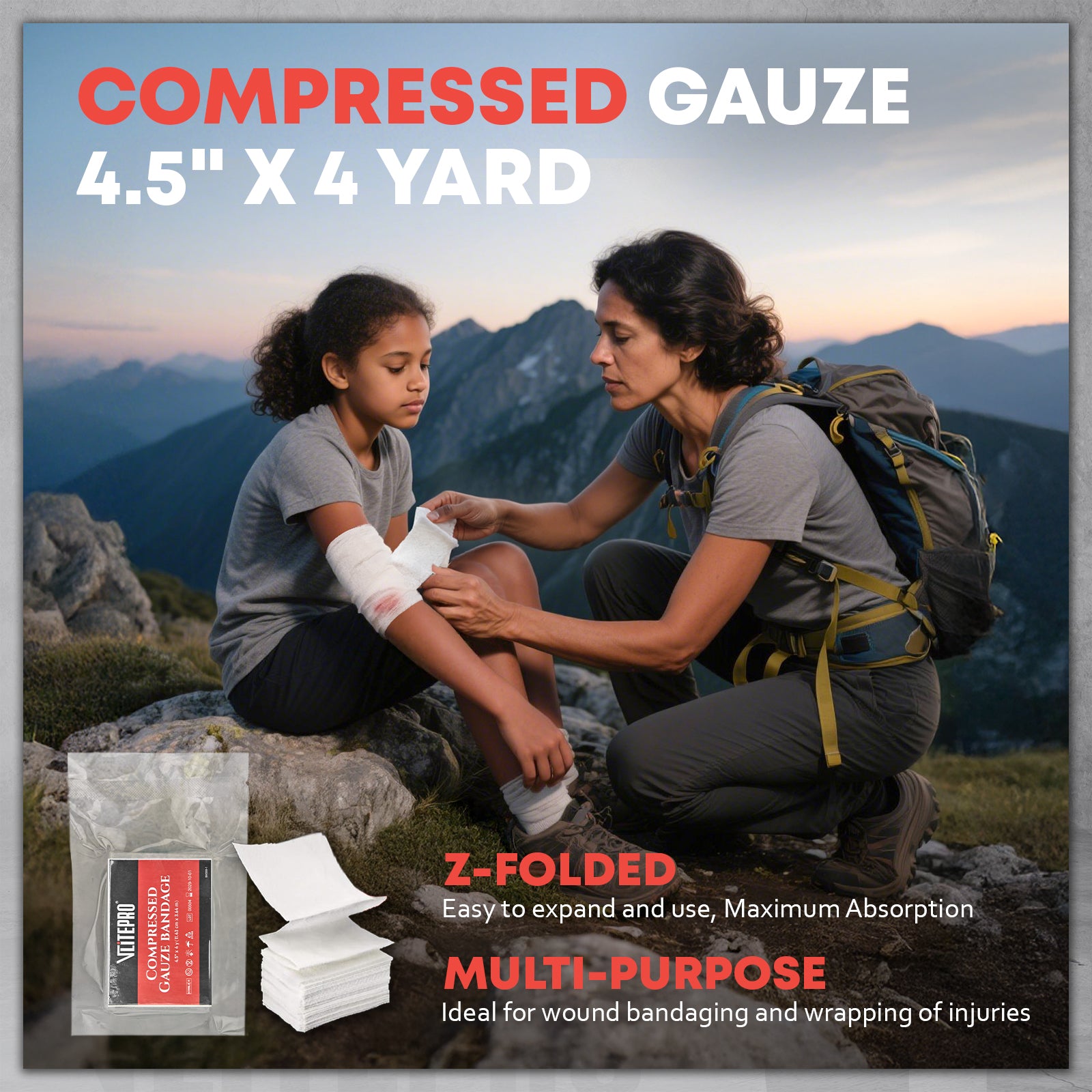 Trauma First Aid Kit - IFAK Trauma Kit,  CT20502-Black