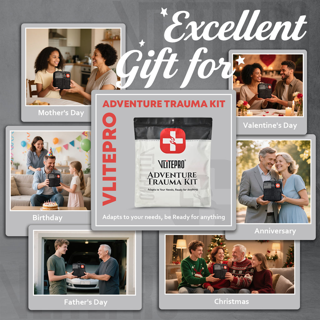 Trauma First Aid Kit - IFAK Trauma Kit,  CT20502-Black