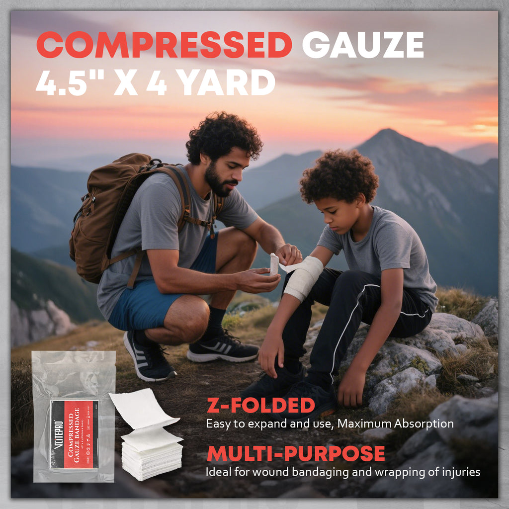 Advanced Trauma First Aid Kit - Emergency Camping Gear with Tourniquet Kit,CT20503-Black